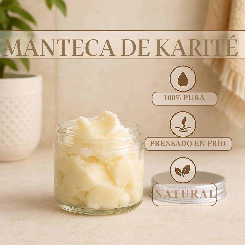 GiDeli Manteca de karité, 10 kg, en cubo, mantequilla de karité, natural y sin refinar, grasa de nueces del árbol de karité, mantequilla corporal hidratante intensiva con efecto regenerador