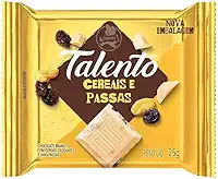 Chocolate Branco Mini Talento Amarelo Cereais E Passas 25Gr C/15 - Garoto