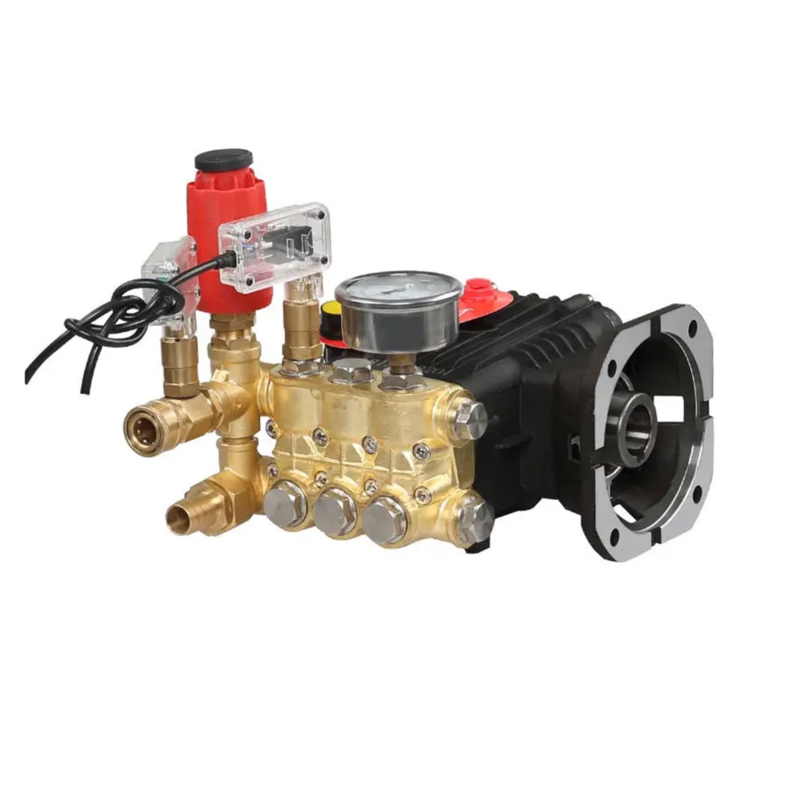 VDCYAOFZ SPS 250Bar Cold Water High Pressure Cleaning Machine Water Pump with On Off Switch 7.5KW Pumps(White)