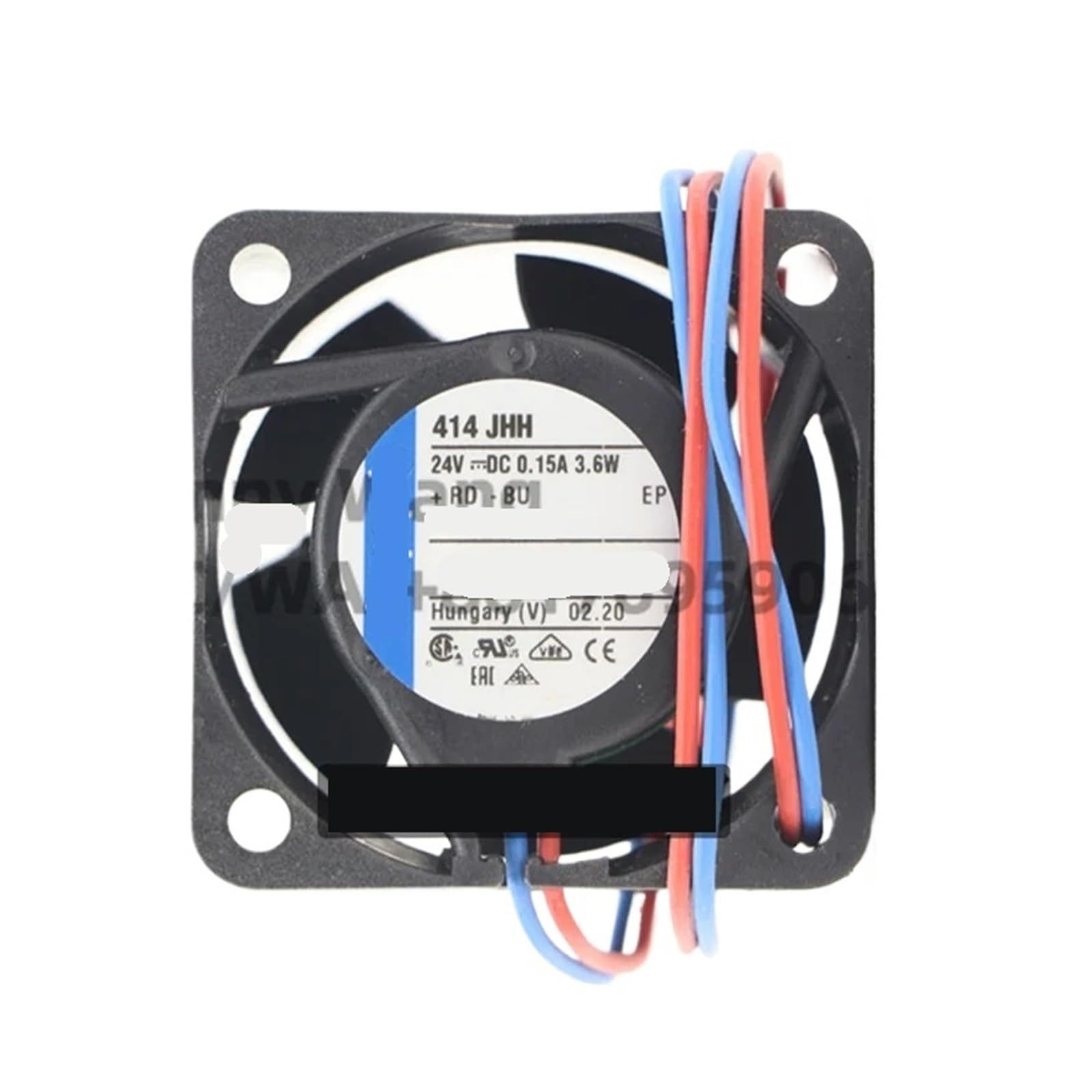 YACODLUL 414JHH 40 * 40 * 25mm 24V DC 4025 4cm 3.6W 0.15A 24m3/h 2-wire Cooling Fan