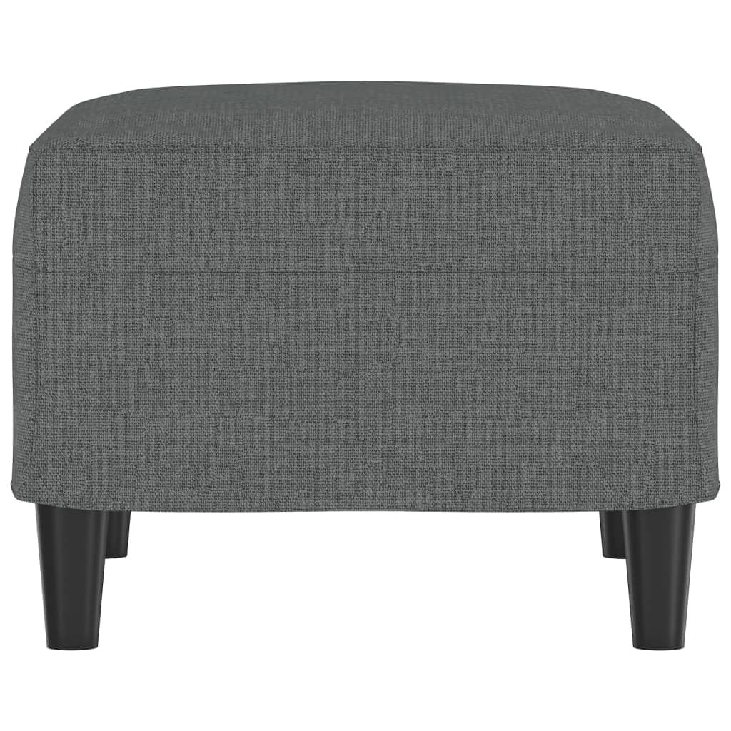 vidaXL Reposapiés de Tela Gris Oscuro 60x50x41 cm