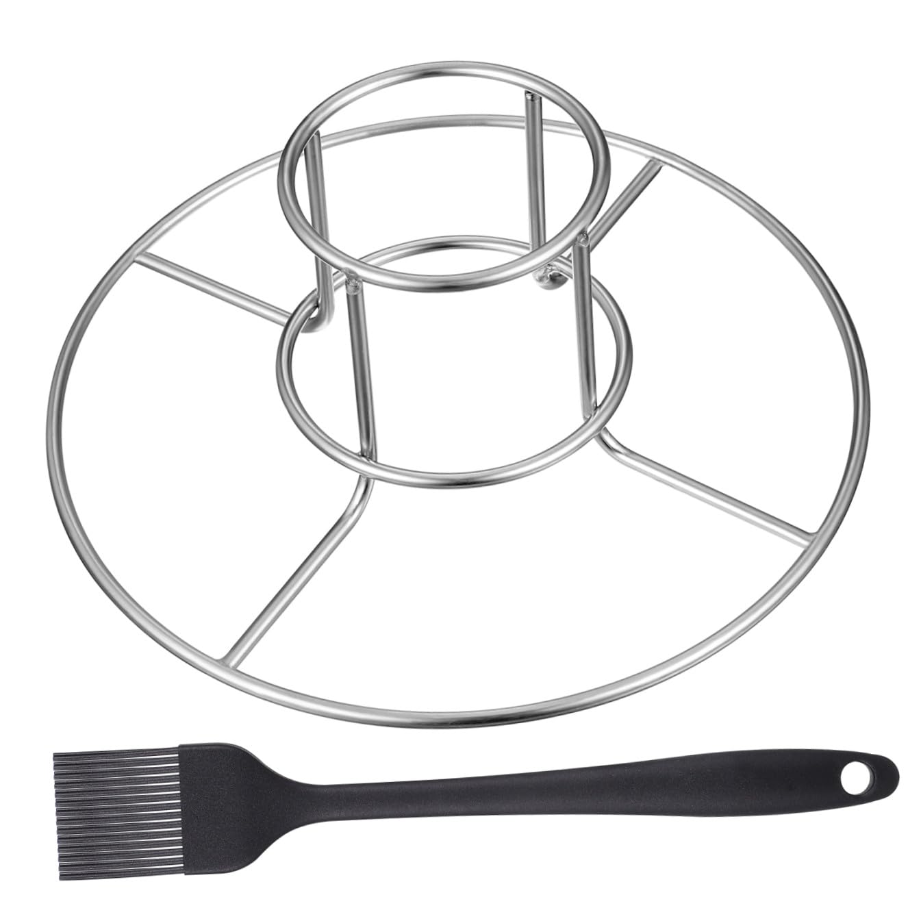 BESTonZON 4 Stück Hähnchenständer Für Bierdosen Grill Für Bierdosen Hähnchenständer Langlebiger Hähnchenständer Hähnchenhalter Küchen-Hähnchenbräter Grillständer Küchenbedarf