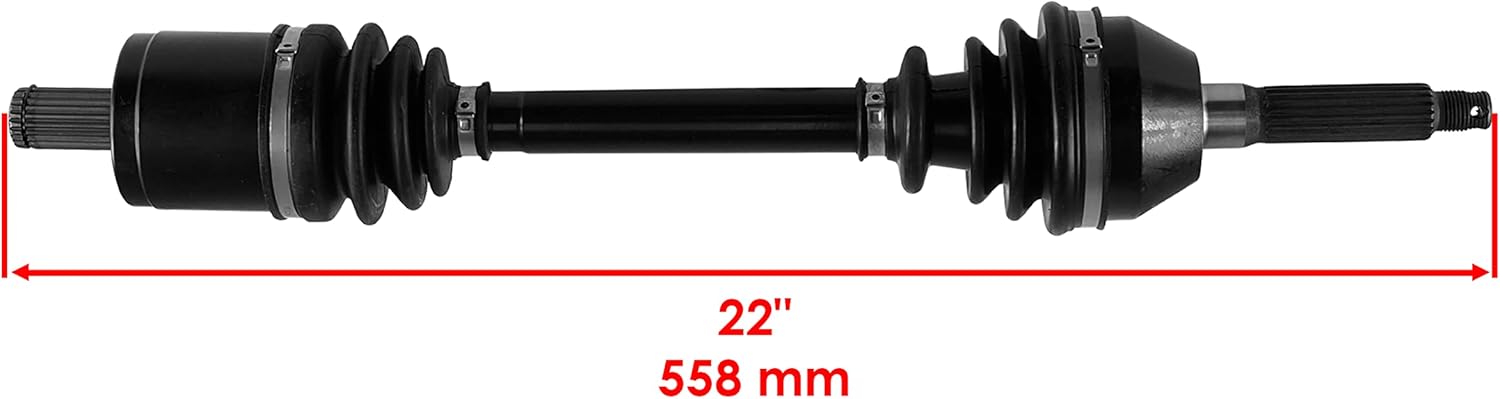 Caltric Front Left Cv Joint Axle Compatible with Polaris Sportsman 400 500 600 700 800 Mv7 2005 / Sportsman 800 Efi 2006