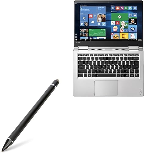 Miniatura 1 de BoxWave Lápiz óptico compatible con Lenovo Yoga 710 (14), AccuPoint Active Stylus, lápiz digital electrónico con punta ultra fina, color negro