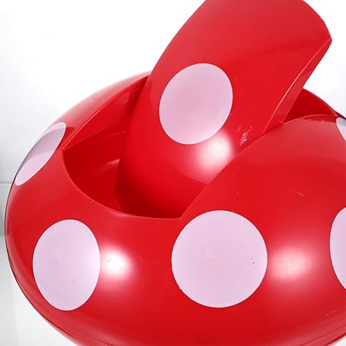 Miniatura 8 de Cabilock Papelera de escritorio para oficina, mini bote de basura para escritorio, mini cubo de basura de plástico, cubo de basura de hongos,