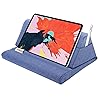 MoKo Tablet Pillow Stand, Soft Bed Pillow Holder for iPad and Tablets Up to 11", Compatible With iPad 10.2", Air 3, Pro 11, Mini 5 4 3, Galaxy Tab S6/S7/S9/S9+, Space Gray