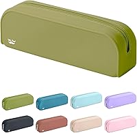 Vista 11 de Mr. Pen - Estuche de silicona para lápices, estuche para lápices negro, estuche pequeño para lápices, estuche para lápices estético