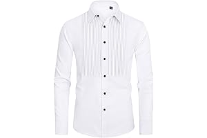 Sleek and Sophisticated: Men's Tuxedo Shirt for Unforgettable Formal Occasions