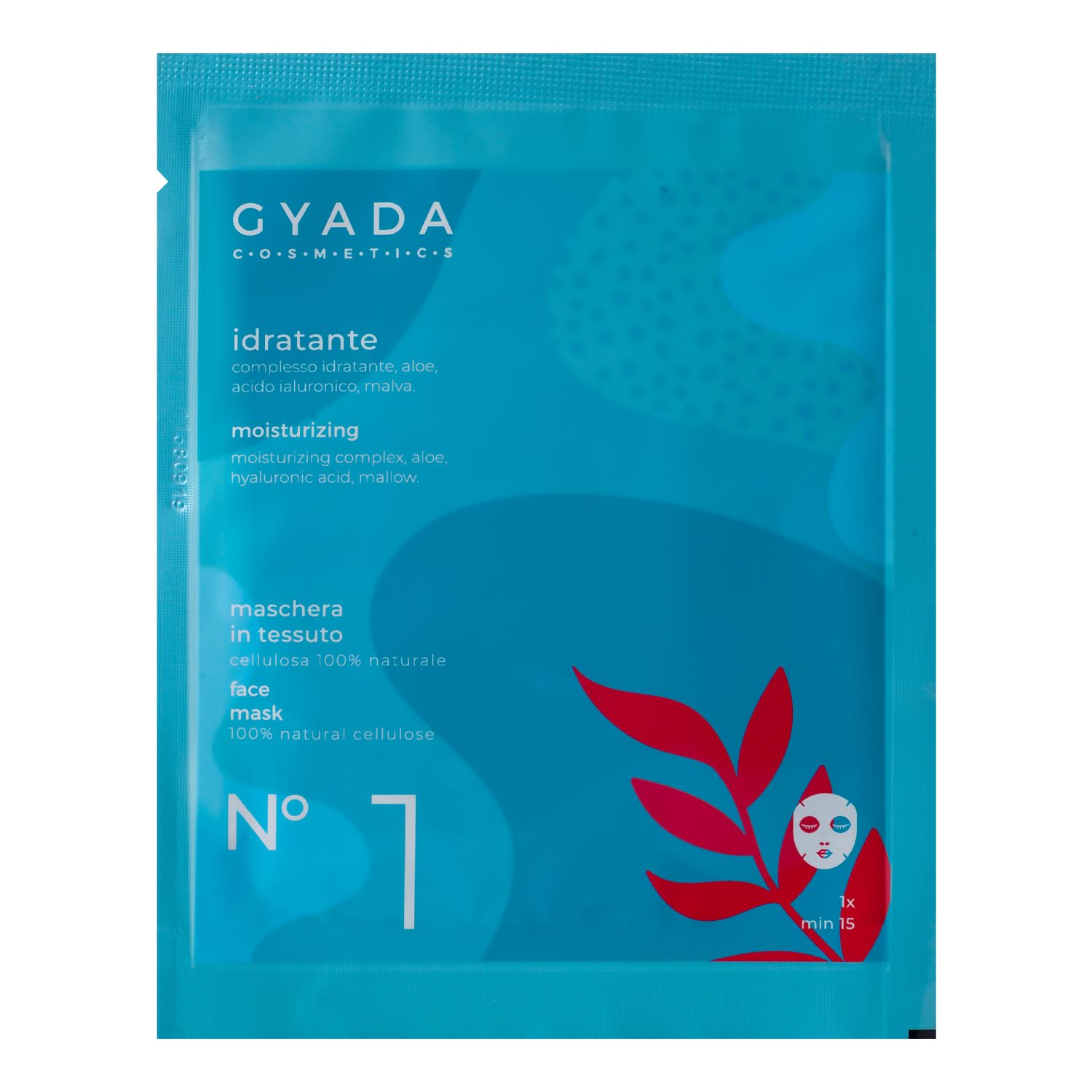 GYADA COSMETICS Maschera Viso in Tessuto Idratante