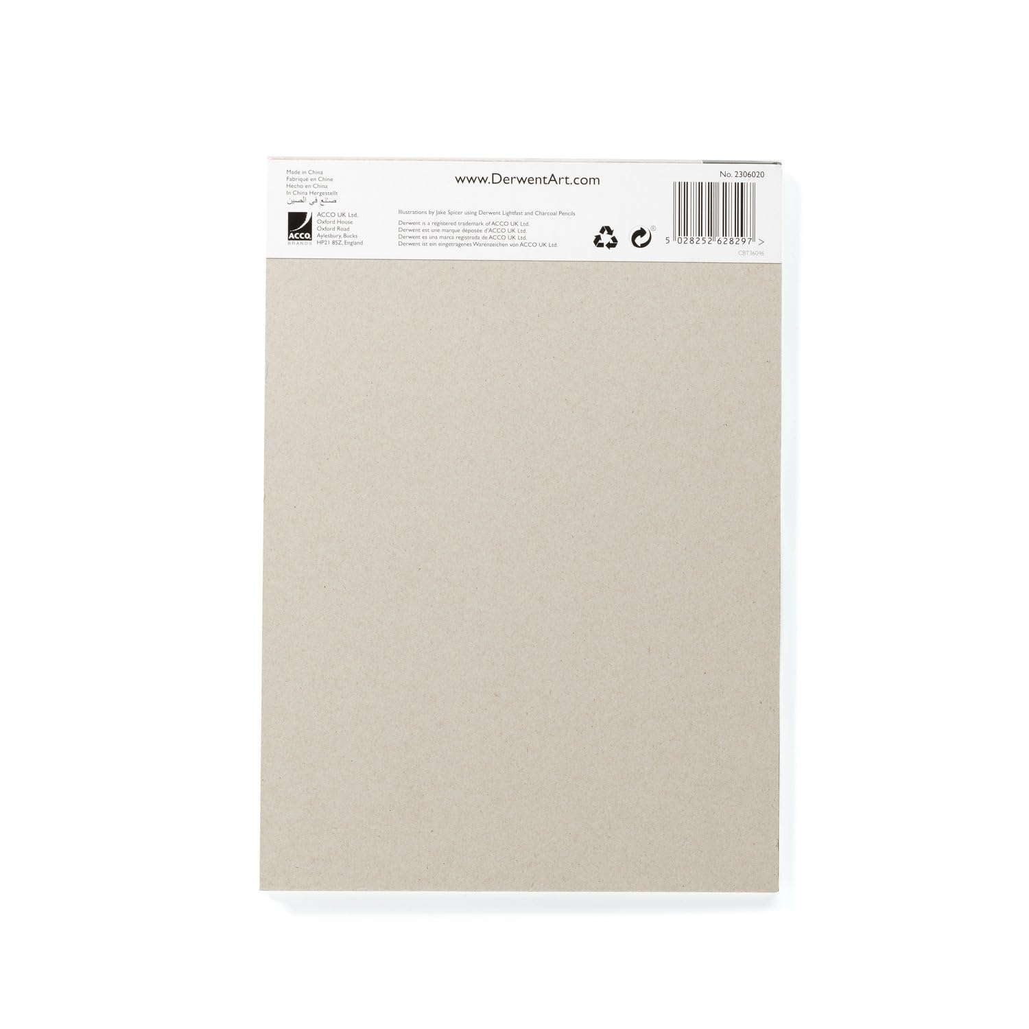 Derwent Schetsblok, A5 Staande Positie, Tekenen en Schrijven, 30 Vellen, Zuurvrij Papier, Ringband, Professionele Kwaliteit, 2300140