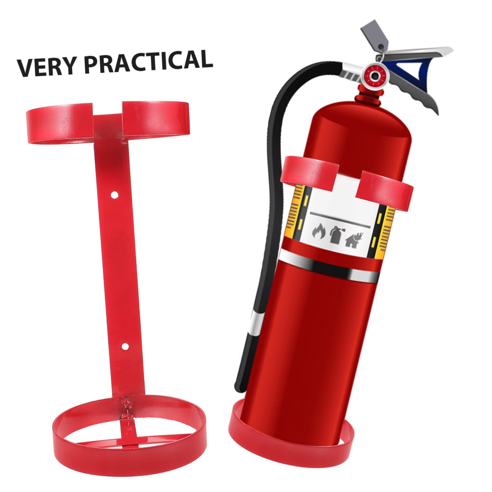 SHINEOFI Estante Para Extintores De Incendios Soporte Metálico Soporte De Pared Para Automóviles Sujeta Extintor Colgador Extintor Para Uso Coche