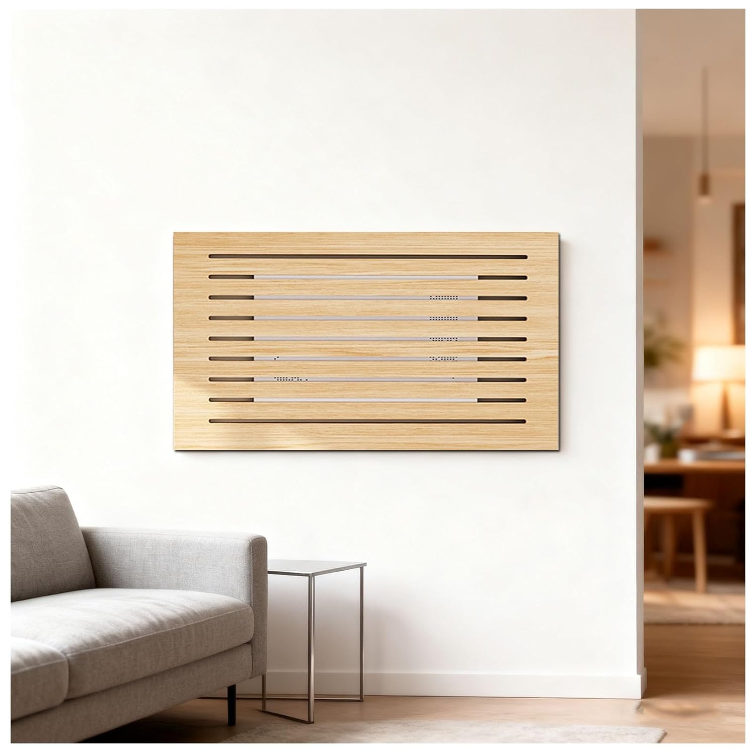 Decorative Electrical Panel Cover - Easy Wall-Mounted Fuse Box Cabinet to Conceal Unsightly Panels - Stylish Home Decor Solution for a Neat Finish