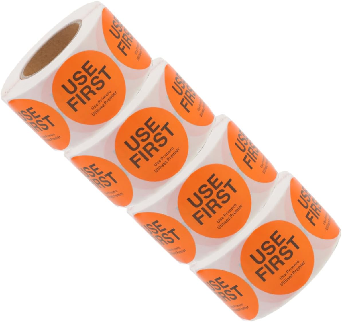 VILLCASE 4rolls Use First Self-Adhesive Food Inventory Control Labels for Home and Restaurant Stickers Labels Per