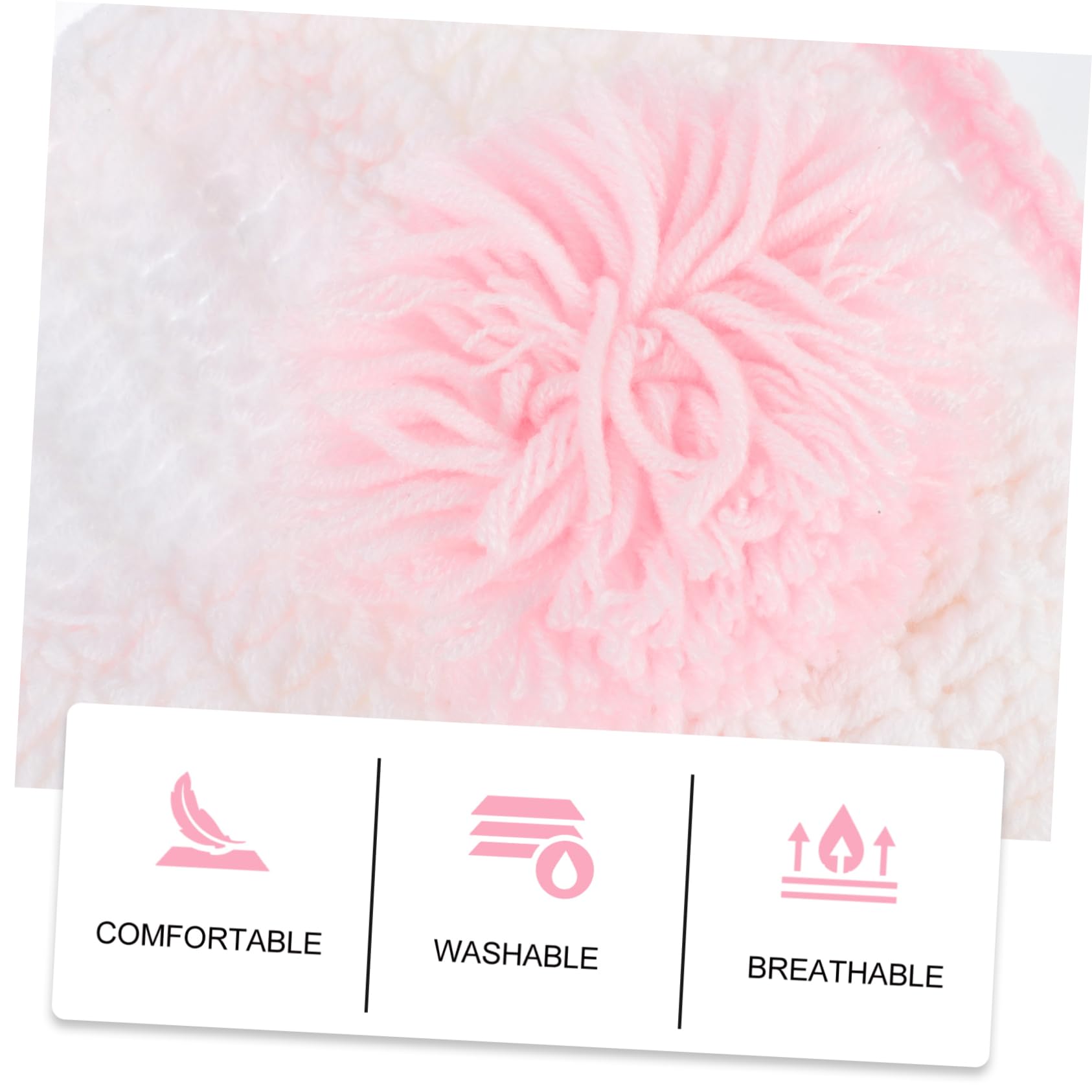 BESPORTBLE 4ensembles Costume De Photographie Né avec Bonnet Et Pantalon Forme De Lapin Accessoires pour Séance Photo Créatif pour Filles Et Garçons