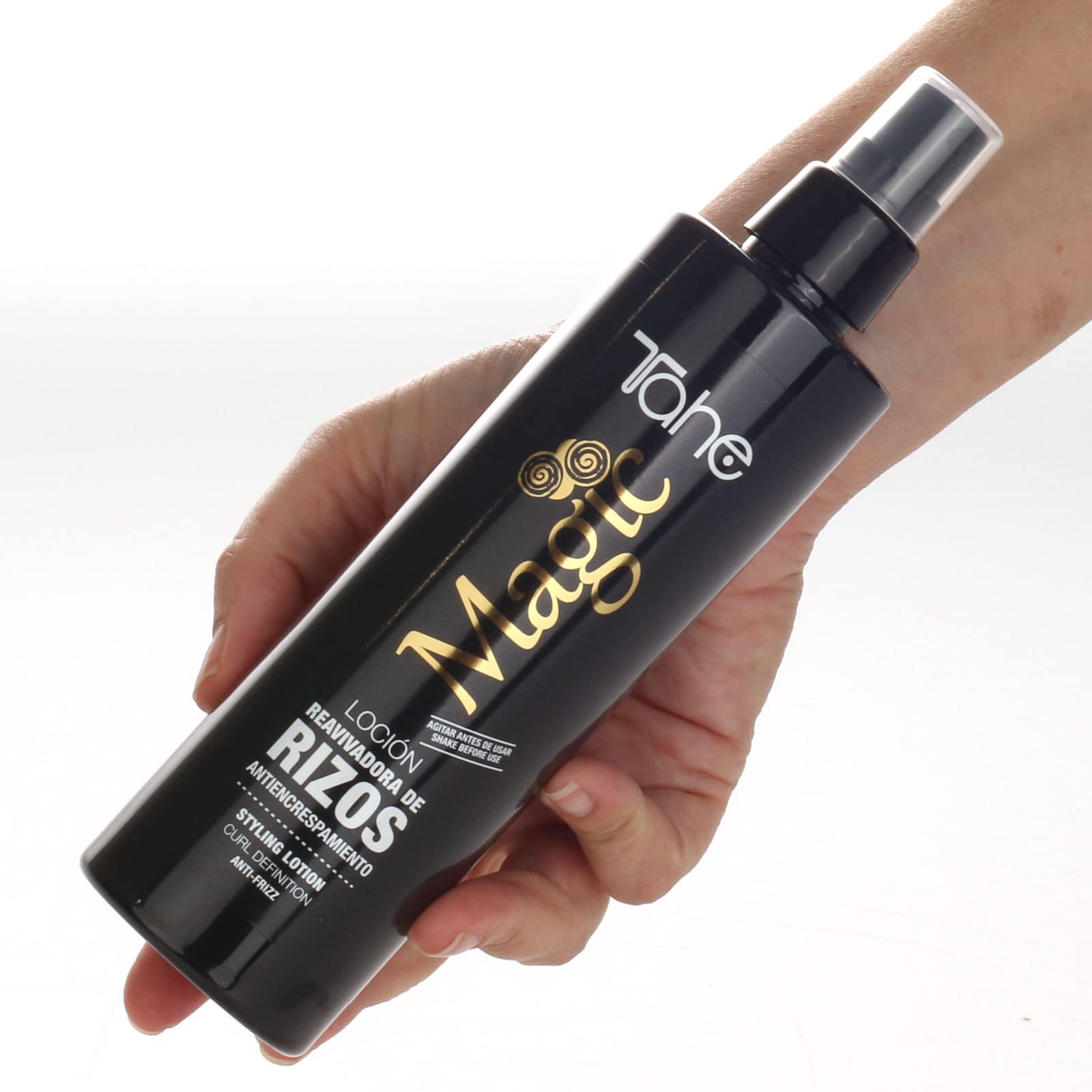Tahe Magic Rizos Loción reavivadora y definidora de Rizos Antiencrespamiento en Spray, 300 ml
