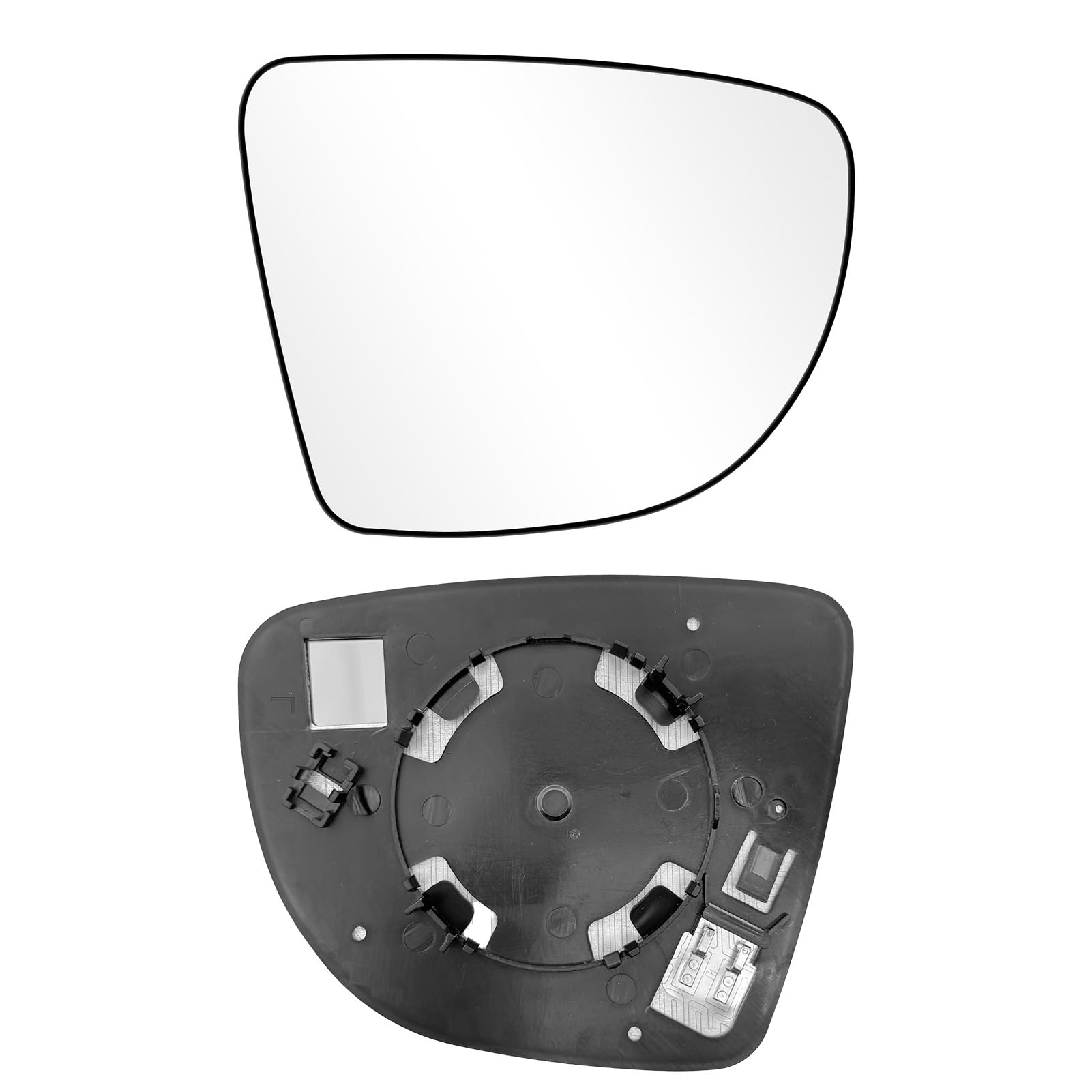 1PCS Para Renault Clio IV/Captur Espejo Retrovisor 2013-2020 | Calefactable Cristal Retrovisor Zoe 2012-2020 Vidrio Espejo Compatible con nissan Micra 2017-2021(Derecho)
