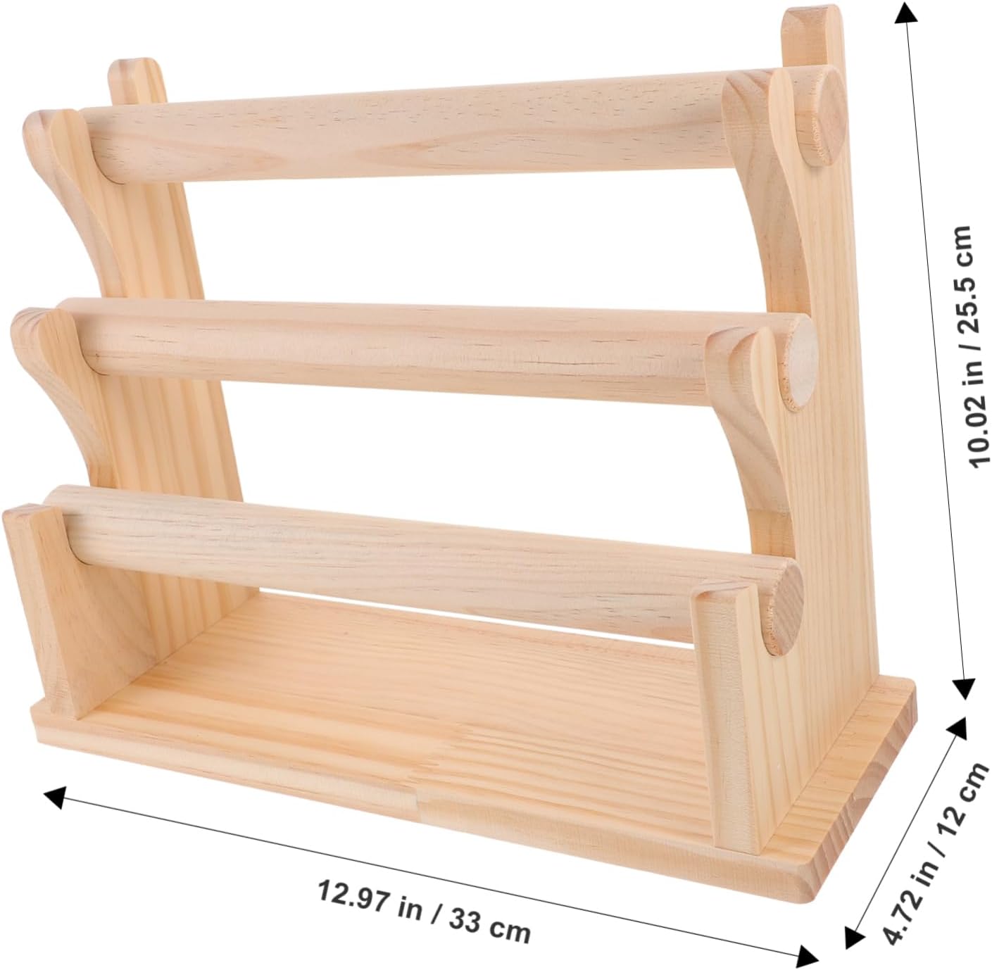 Luxshiny Multi-tier Jewelry Display Stand for Bracelets and Watches Elegant Tabletop Organizer for Home Retail Use Versatile Storage Rack for Bangles and Accessories