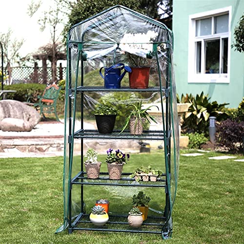 Serre de jardin pour plantes et légumes balcon et extérieur avec bâche plastique à zip