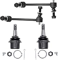 Vista 5 de Detroit Axle - Kit de suspensión RWD Front End de 16 piezas para Chrysler 300 Dodge Charger Challenger Magnum, brazos de control, rótulas