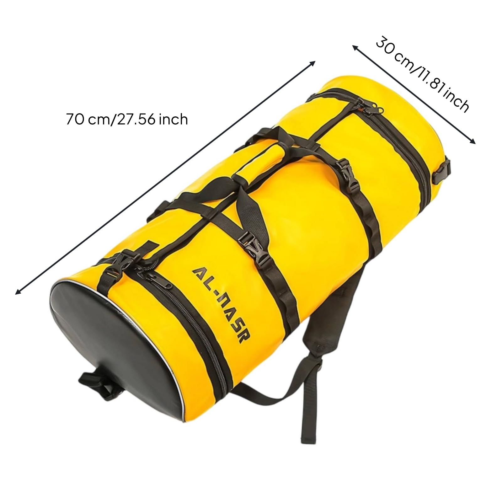 Amagogo Sac d'escalade Extérieur à de Spéléologie de Montagne de Matériel à Bretelles Rembourrées et Poignée Fixation Externe pour Outils Convient, 38L