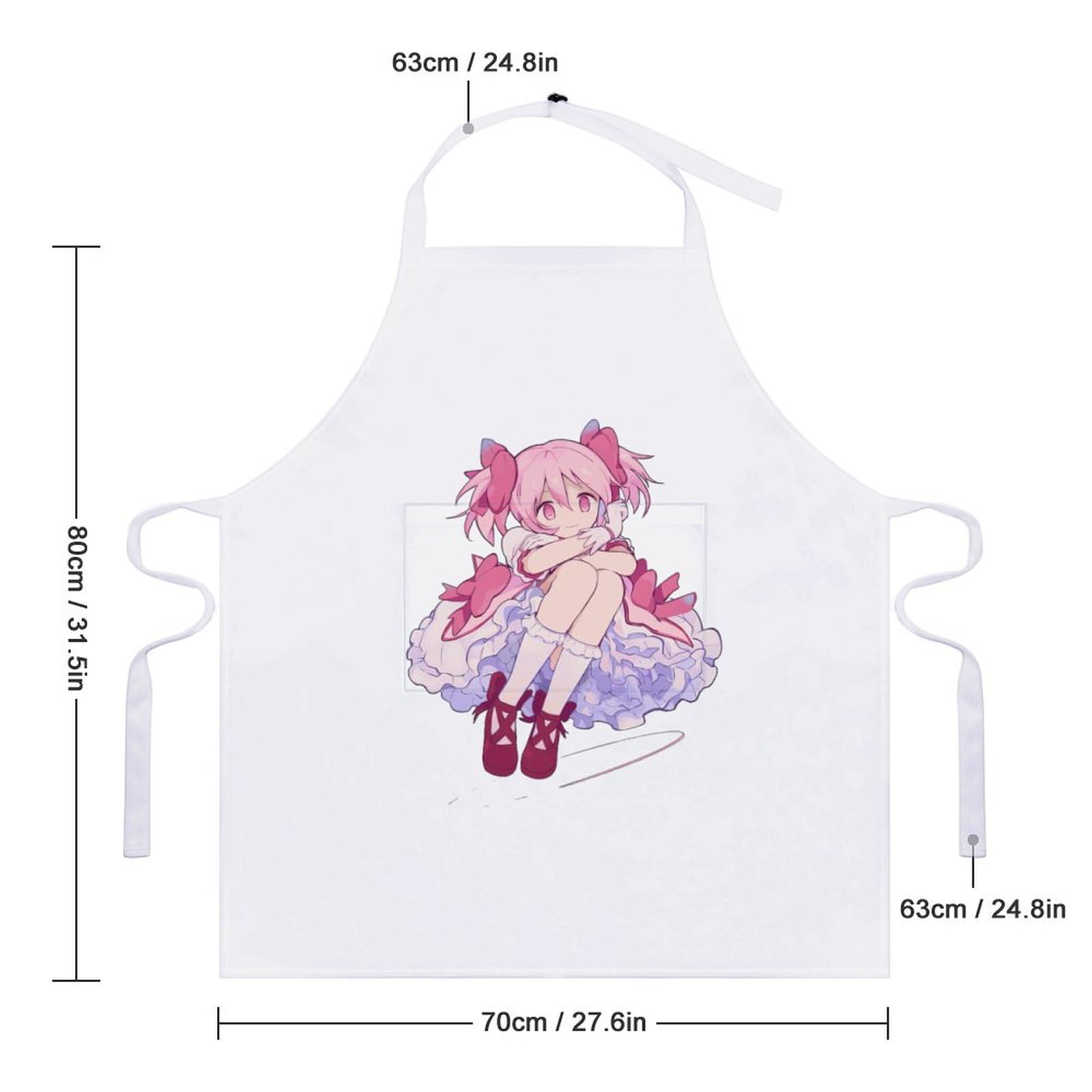 魔法少女まどか⭐︎マギカ　エプロン Amazon｜魔法少女まどか☆マギカエプロン 首掛け おしゃれ 男女