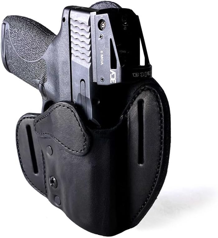 Miniatura 9 de Urban Carry LockLeather OWB RMRRDS - Funda segura y cómoda de cueropolímero híbrido para una ocultación óptima  Diestro  Compatible con una amplia