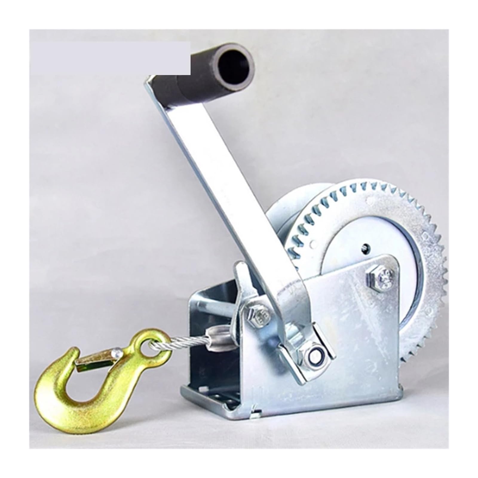 Argano manuale in acciaio zincato autobloccante for camion for barche da 2500 libbre x 8 m, imbracatura di sollevamento for utensili manuali per barca, camion, rimorchio