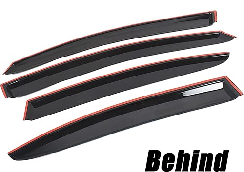 Miniatura 4 de munirater Reemplazo de deflector de protección contra la lluvia para Subaru WRX STI JDM 2015-2019