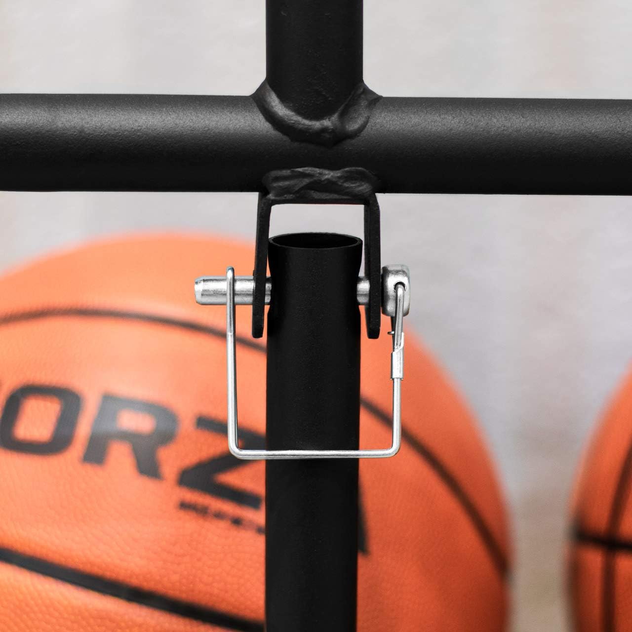 FORZA Wall Mounted Sports Ball Holder | Mounted Holder on Wall for Balls | Basketball & Soccer Ball Garage Storage | Storage Rack for Basketball | Vertical Storage : Sports & Outdoors