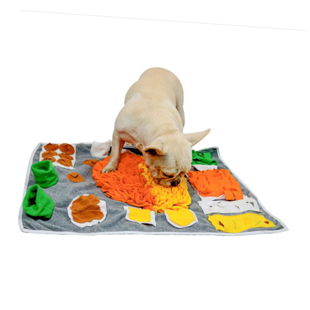 COLLBATH Tapis De Jeu pour Animaux De Compagnie Tapis De Reniflement pour Chien Jouet À Renifler Matériau en Flanelle pour Chiens