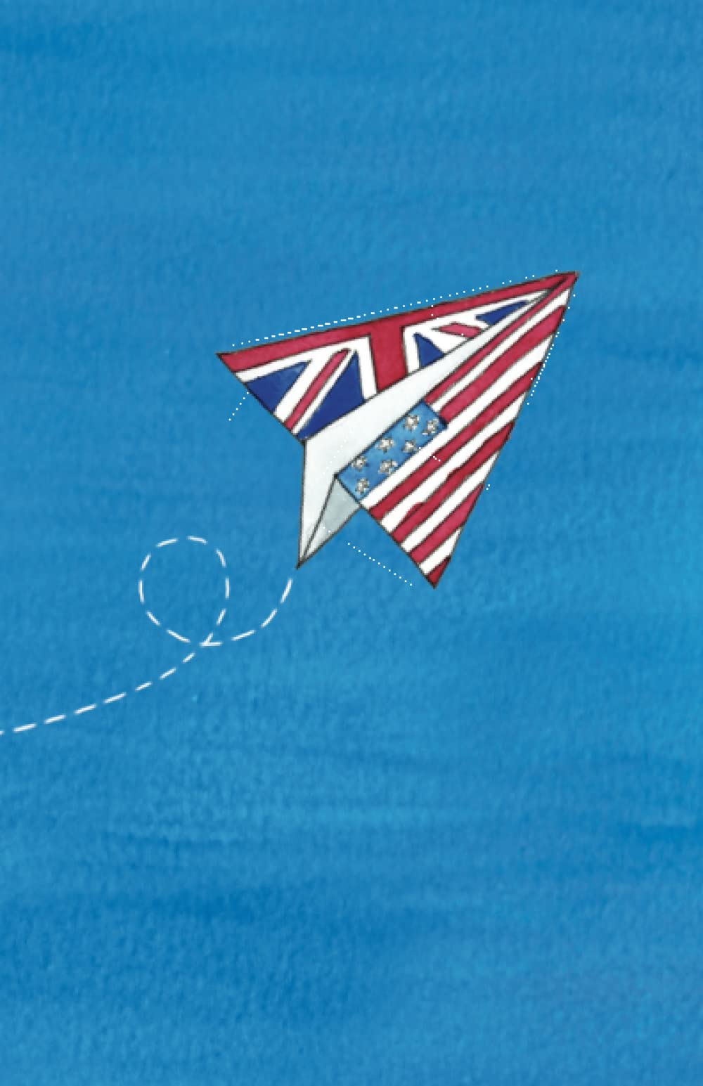 UK-USA notebook - Take Flight: British-American Paper Aeroplane-Airplane Flag Travel Notebook; Medium Lined Journey Diary; 100 page; A5 (5.5"x8.5"/148x210mm)