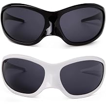 Oversized Futuristic Sunglasses for Women Men Y2K Wrap Around Glasses | Trendy Rave, Alien Style Accessories for Party, Fashion Accessories