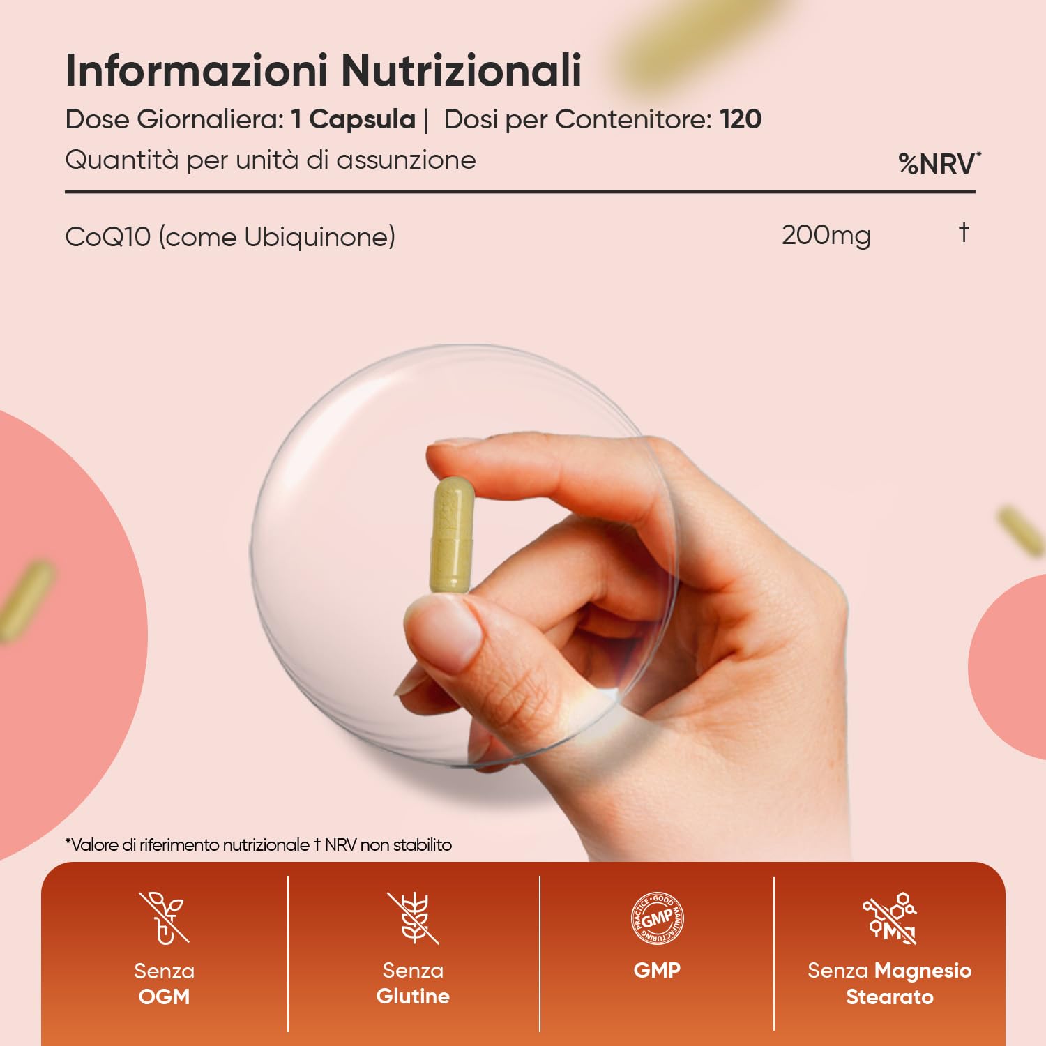Olio di Krill e Coenzima Q10 Bundle, 180 + 240 Softgel, Omega 3 Krill Antartico 1200mg per Dose, 264mg di EPA DHA, Colina, Q10 Coenzima come Ubiquinone, 200mg per Dose, Senza Glutine, Lattosio né OGM