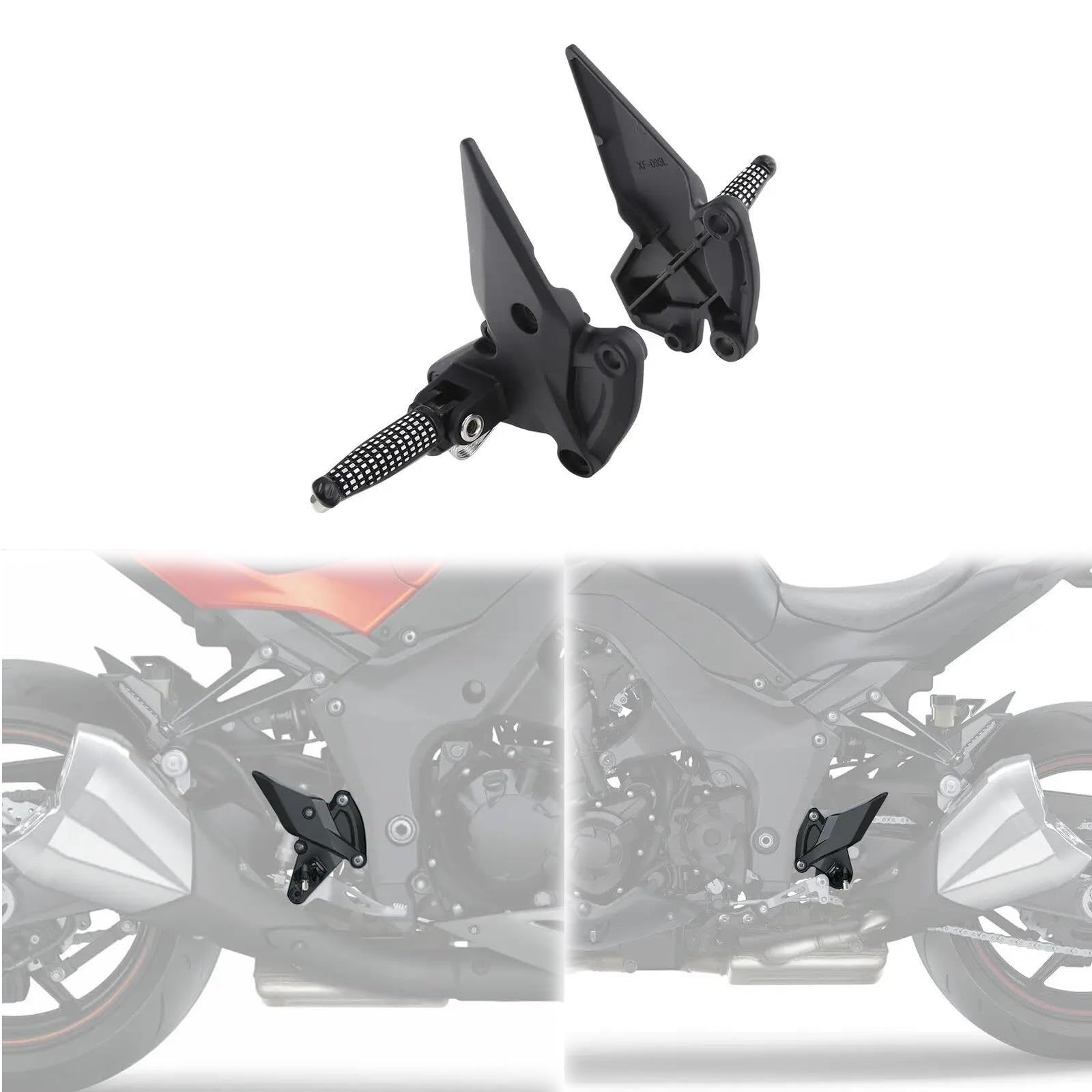 Accesorios para clavijas Estriberas Delanteras Y Pedales Para Motocicleta Para Kawasaki Z1000 ZR1000 2010-2021 2020 2019 2018 2017 2016 2015 2014