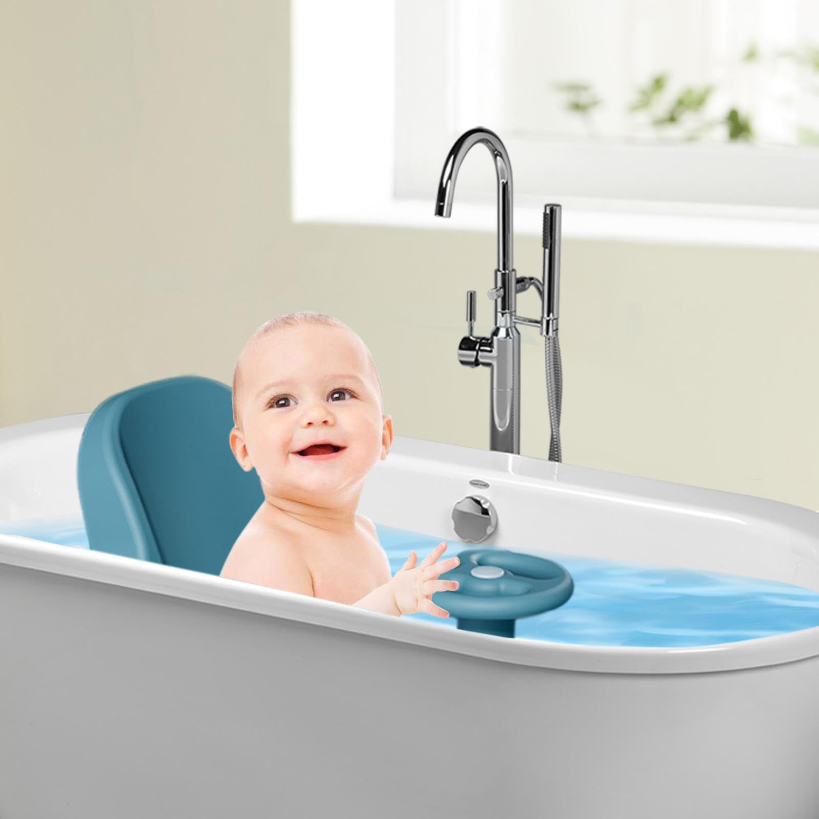 Asiento de baño para bebé Sit Up | Bonito asiento de ducha para niños