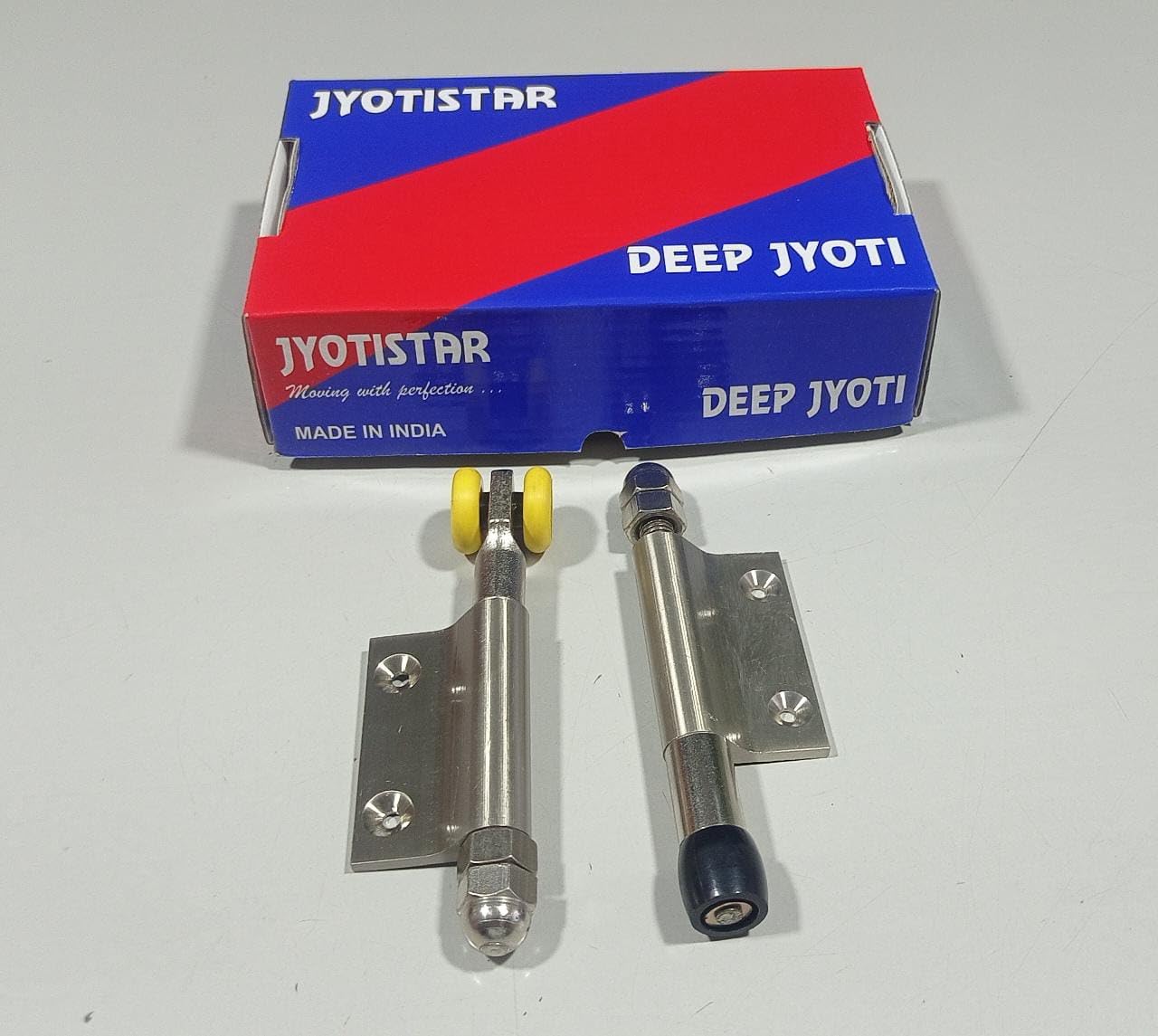 JYOTISTAR | DEEPJYOTI | Light Duty Sliding Folding Door System | Side Mounted | JS 380.14 SS Half Set Side Hung Door Fittings