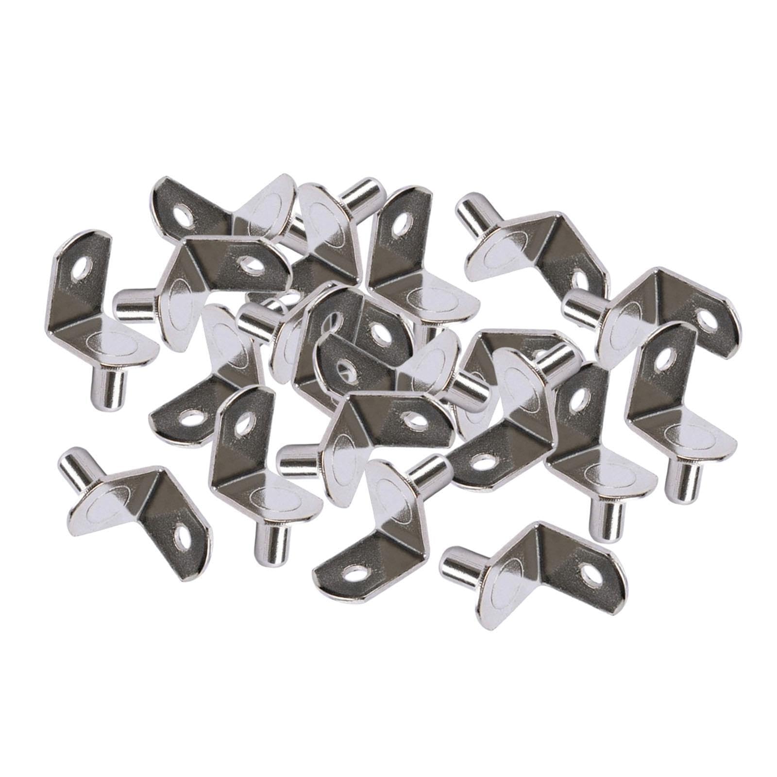 TWISAXC DIY Enthusiasts Shelf Support Pegs for Shelves Furniture Easy Installation These Brackets are Durable and Designed to Withstand Heavy Shelf Pins for, Flat Bracket Peg