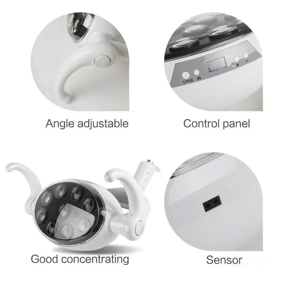 Panda Life Lámpara Dental Oral Light Sin Sombras 9 LED para sillón Dental 22mm