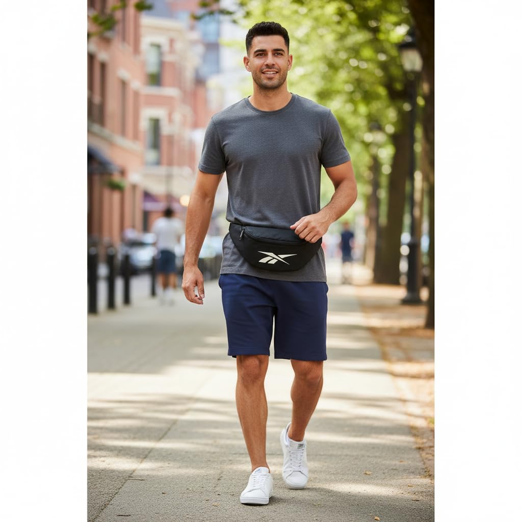 Reebok Malden bandoleras, riñoneras deportivas, tamaños y modelos, varios compartimentos, poliéster, de Joumma Bags