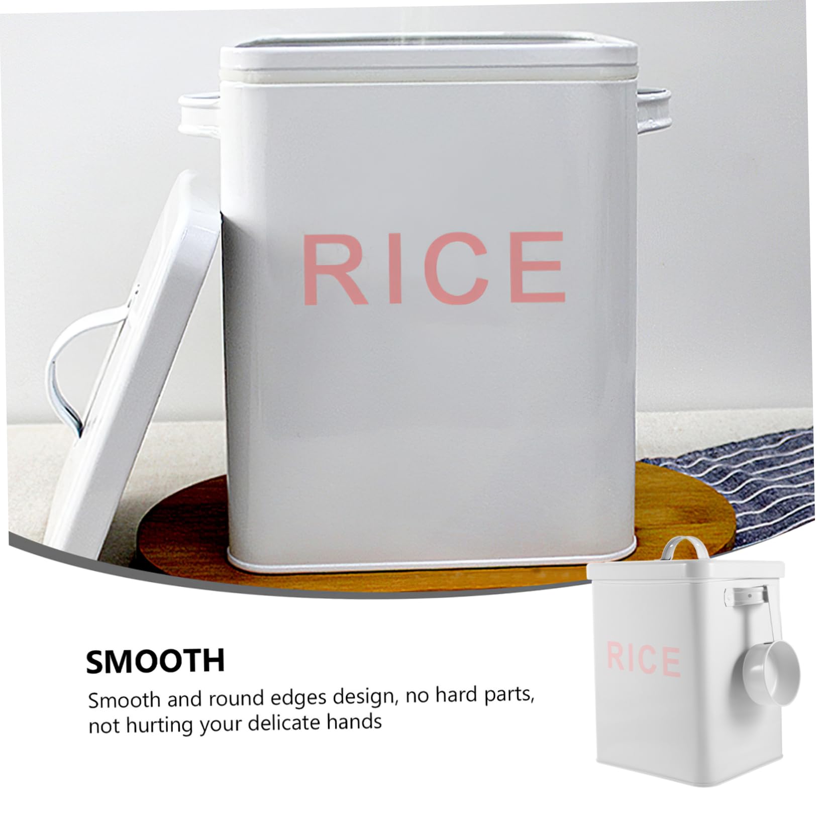 1 Pc Cubo De Arroz Latas Grandes De Hojalata Lata Hermética De Almacenamiento De Alimentos Contenedor De Cereales Avena Hoja De Hierro Cubo De Comida para Gatos