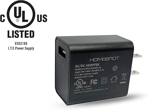 Miniatura 2 de Fuente de alimentación 5V3A con interruptor 2.5A 2A 1.5A 1.5A 1A Adaptador de CA de carga rápida rápida con interruptor de encendido y apagado extra