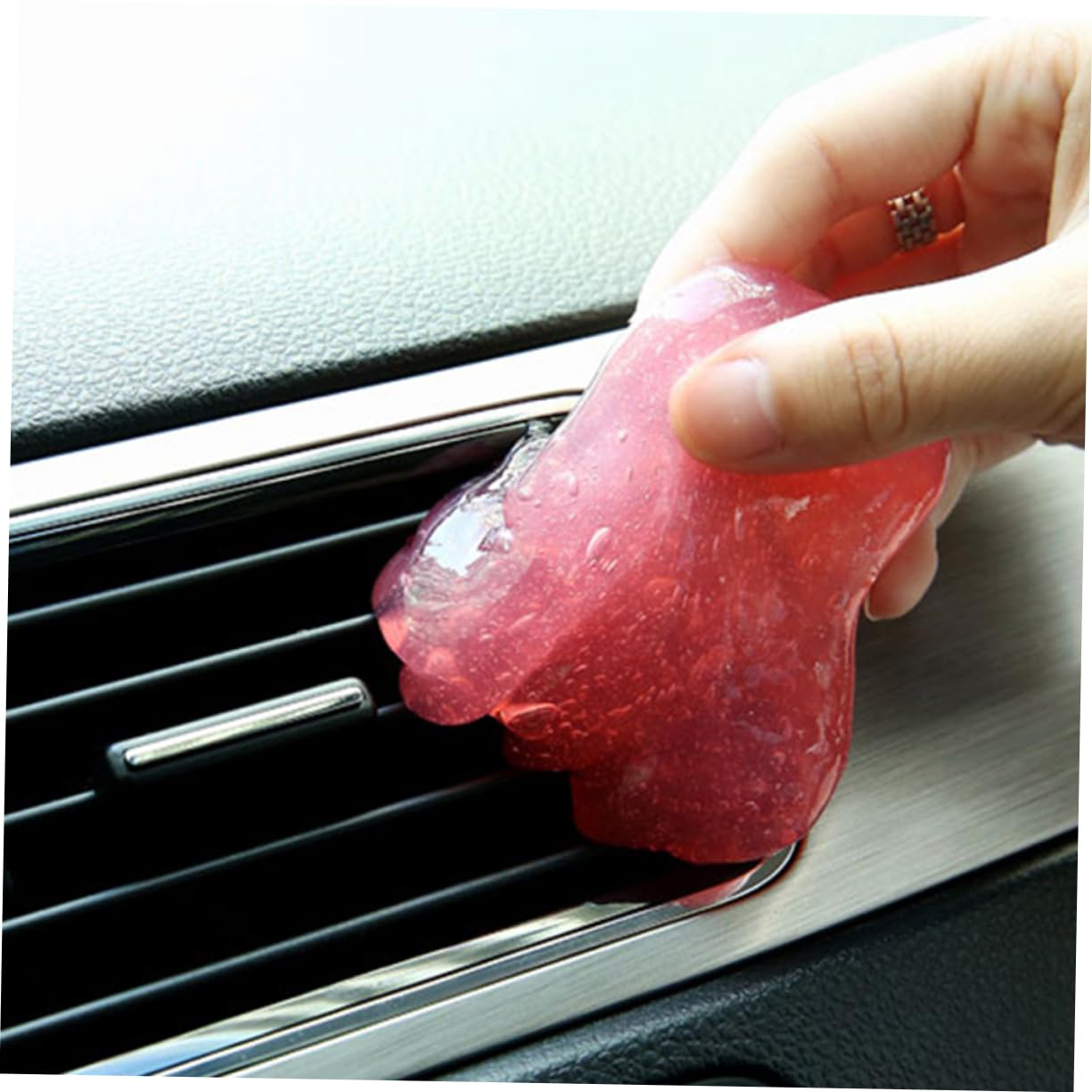 Mikikit Gel Pulizia Tastiera 20 Pezzi, Adesivo Forte per Rimuovere Polvere da Computer, Laptop e Interni Auto, la Pulizia di Oggetti Diversi Colore Casuale