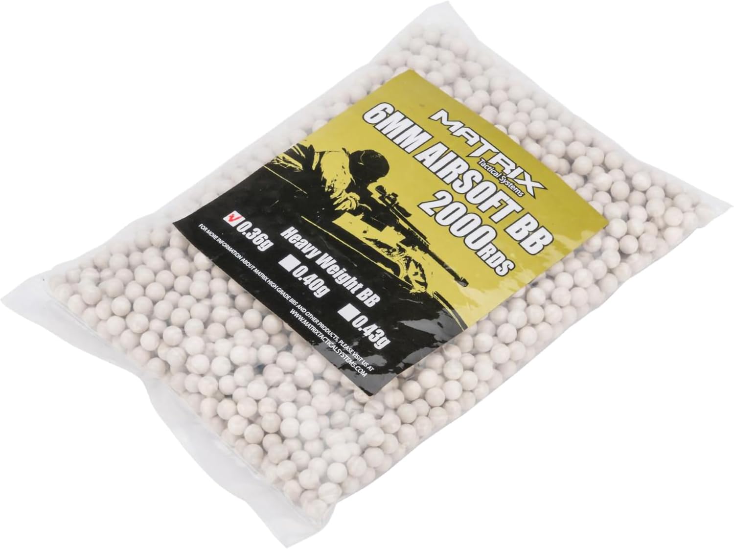 Evike Airsoft - Matrix Match Grade 6mm High Performance BBS