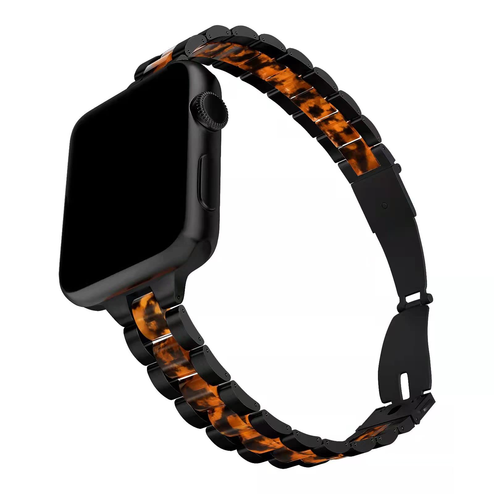 Metal Band Compatible with Apple iWatch 38mm 40mm 42mm 44mm Women Replacement Stainless Steel Bands for Series 5 4 3 2 1