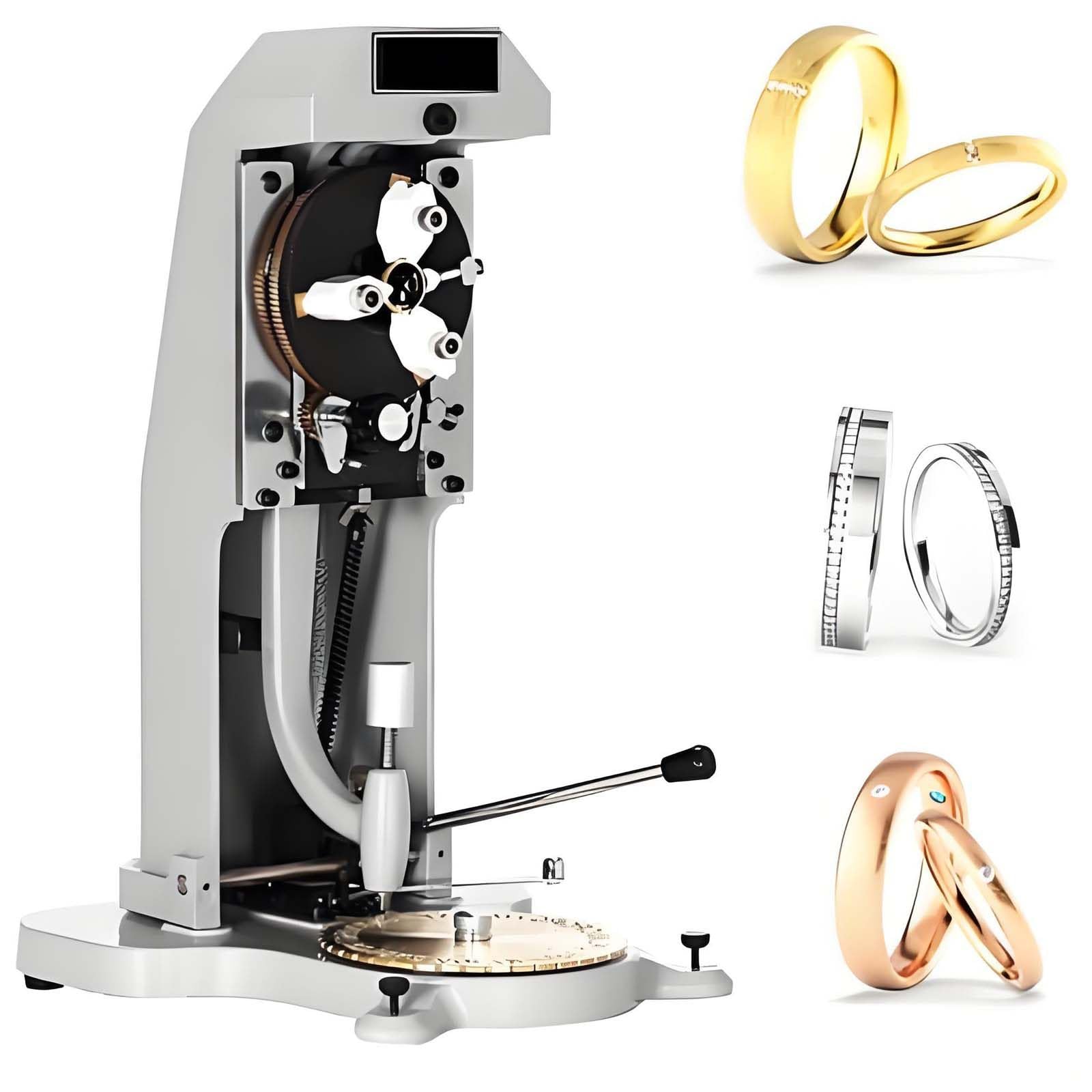GUTYGIO Ring Engraver Machine with 2 Fonts Dial, Double Sided Dial Ring Engraver,1.5mm-2.0mm Character Letter Block for Inner Engraving, Ideal for Rings and Personalized Jewelry