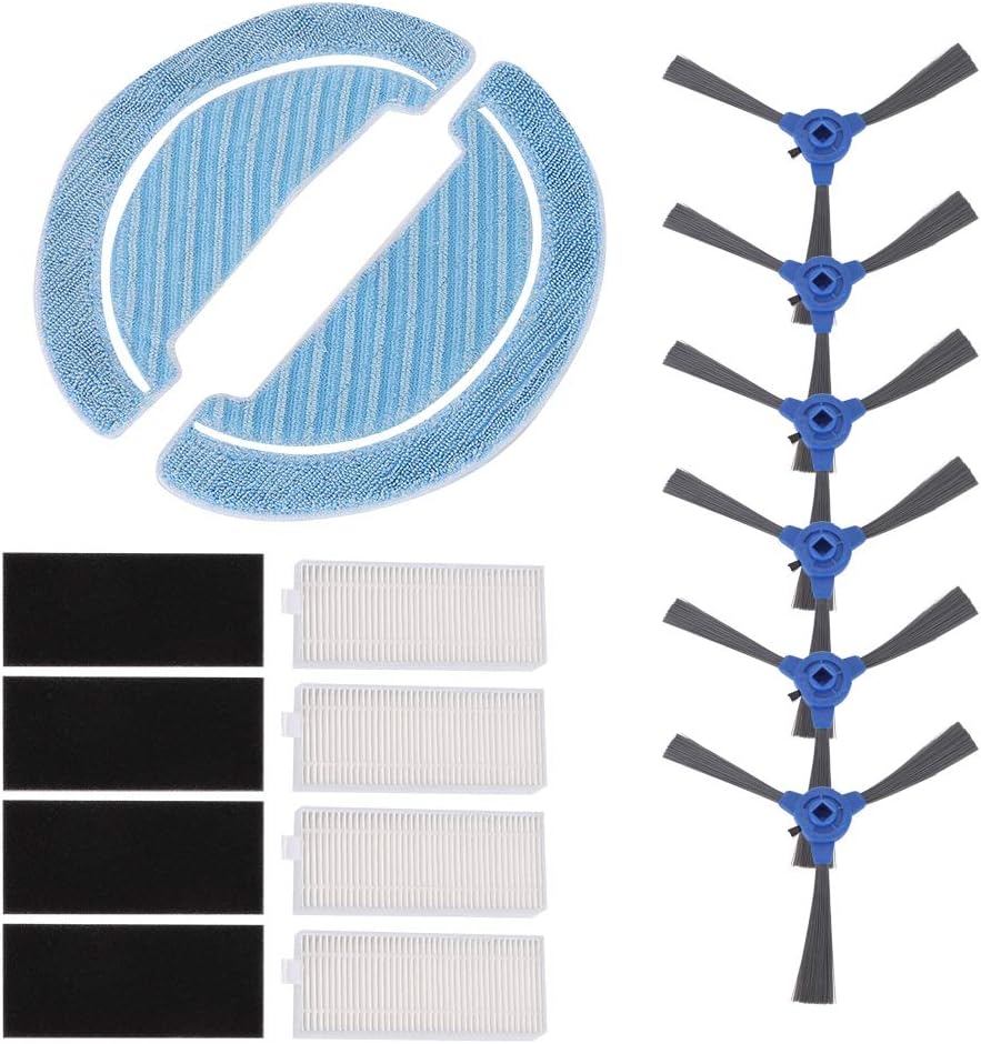 Sweeping Robot Side Brush Mop Cloth Filter Replacement Kit Fit for Sweeping Robot Accessory