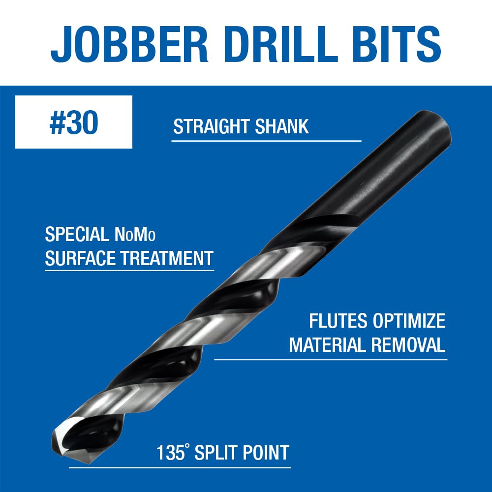 Champion Cutting Tool XL5-30 Brute Platinum HD HSS Jobber Twist