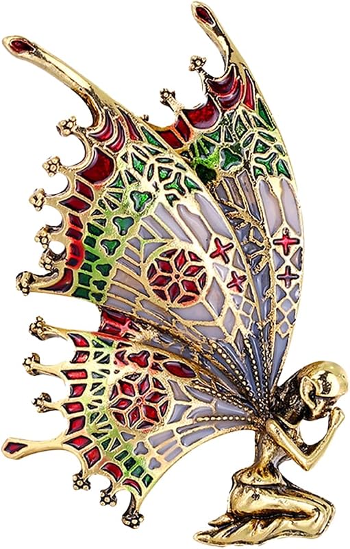 FAIRYGATE Anti Exposure Fixed Brooches Women Unisex Vintage Rhinestone Office Party Brooch Pins Lapel Pin Dress Suit Accessories Boutonniere