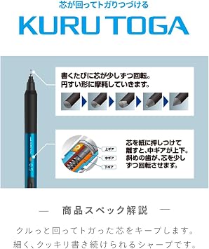 Uni Kuru Toga KS Mechanical Pencil 0.5 mm Navy [M5-KS]