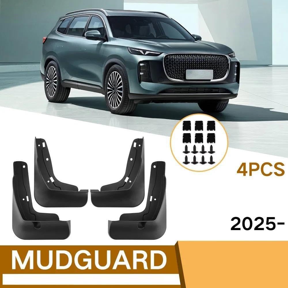 Car Splash Proof Car Anti-mud Fender for Chery for Tiggo 8 Plus 2025- Mud Flaps Splash Guards Front Rear Mudguards Accessories